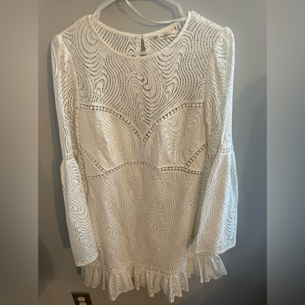 Cream colored dress